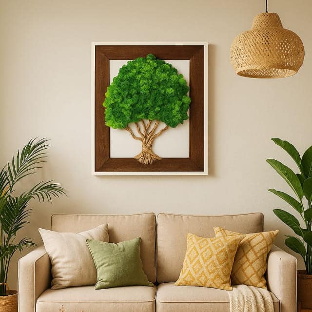Skandinavisches Moosdesign – Natur trifft Stil für moderne Innenräume